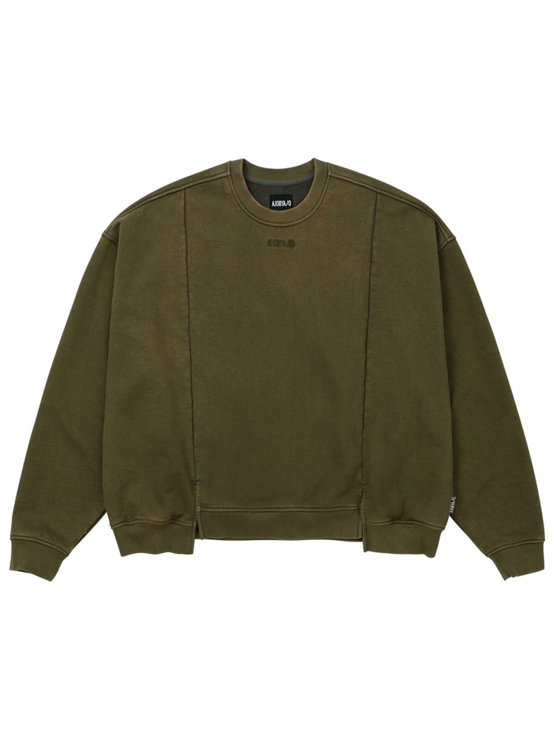 AJOBYAJO】Twofold Wide Washed Sweatshirt | OUR BRAND