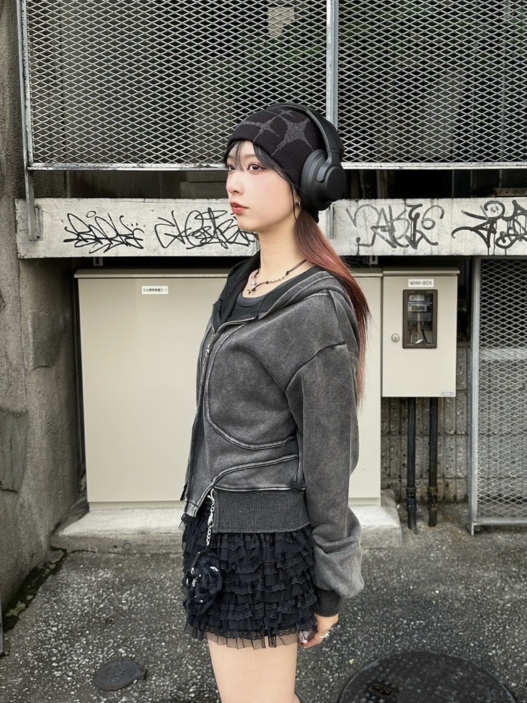 XU DOG】crop zip up hoodie | OUR BRAND,XU DOG,OUTER