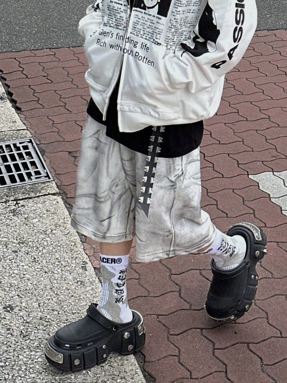 受注制【Never mind the XU】dirty washing sweat shorts