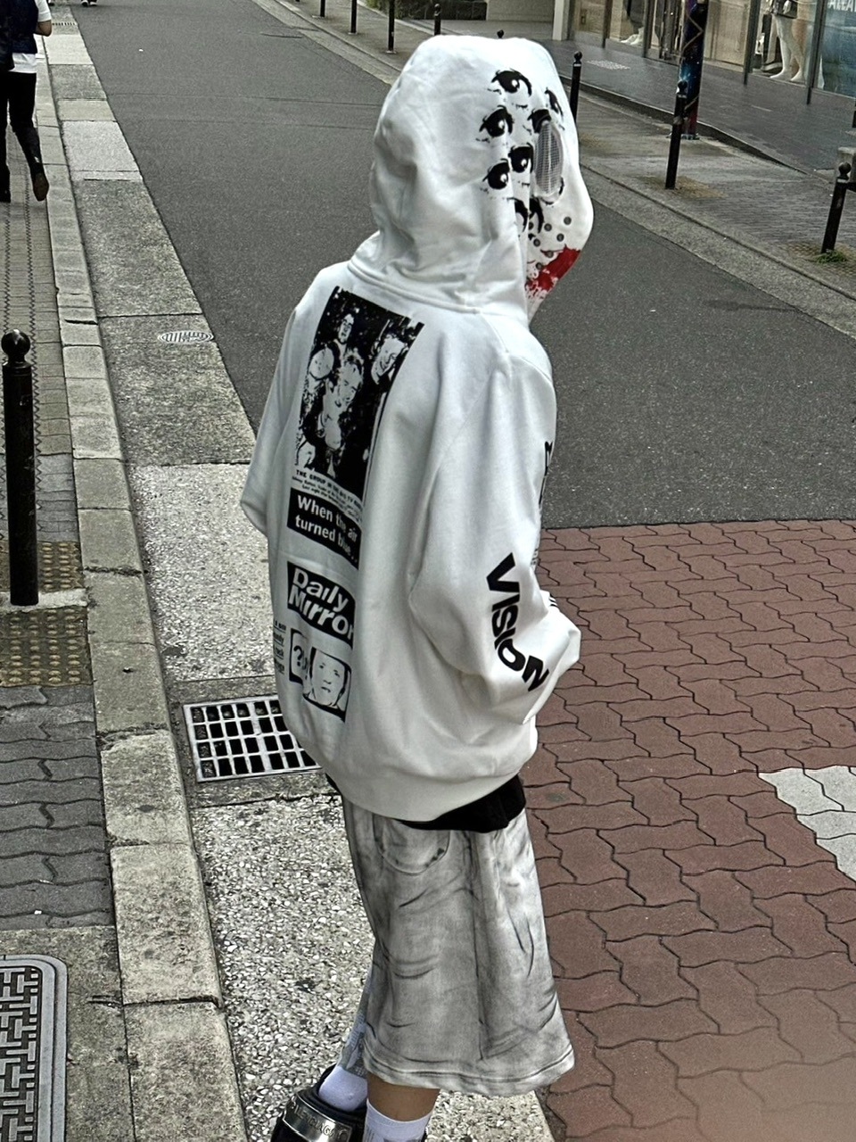 受注制【Never mind the XU】dirty washing sweat shorts