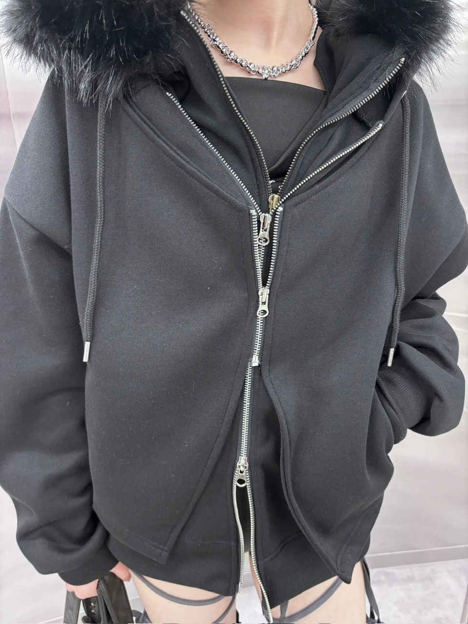 受注制【nmtc +】zip up hoodie (2color) | OUR BRAND,nmtc +,TOPS