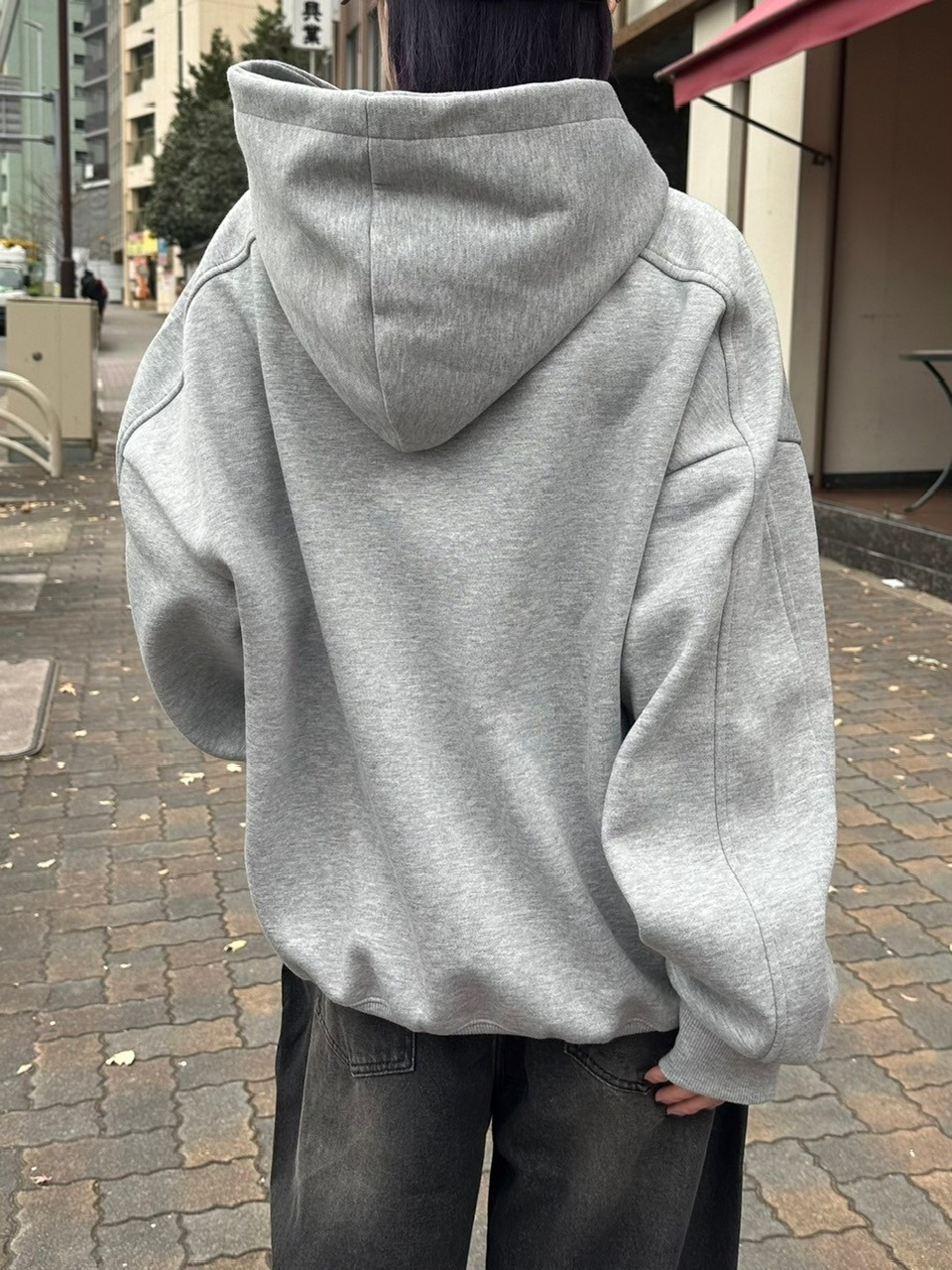 受注制【youll】double zip hoodie (2color)