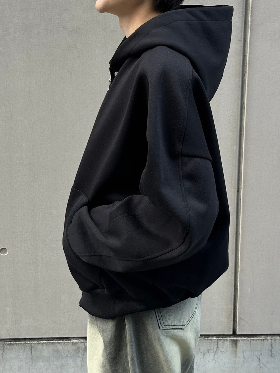 受注制【youll】double zip hoodie (2color)