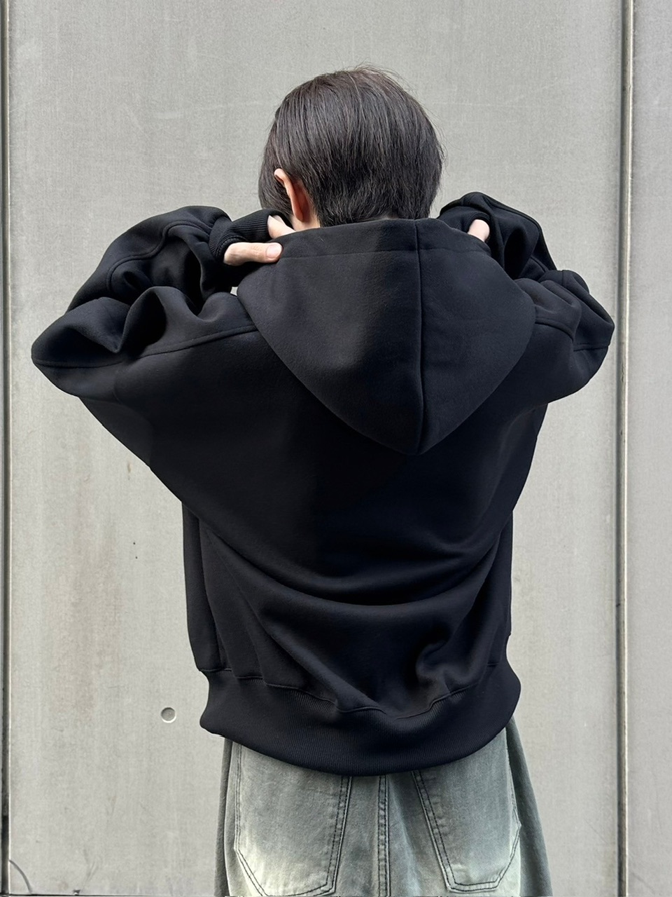 受注制【youll】double zip hoodie (2color)