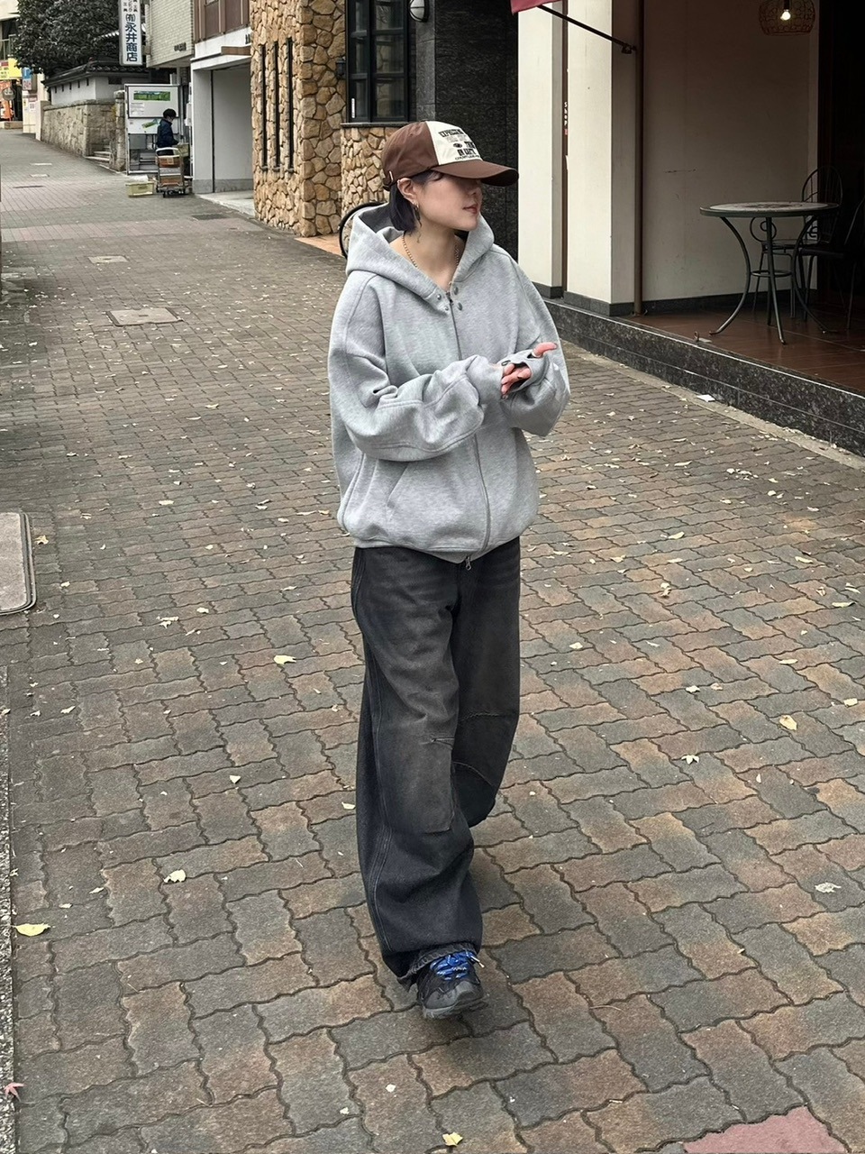 受注制【youll】double zip hoodie (2color)