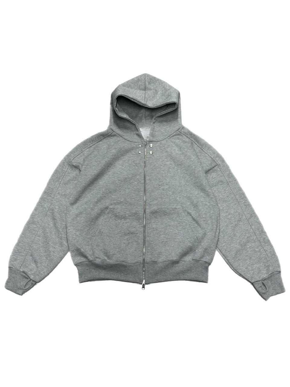 受注制【youll】double zip hoodie (2color)