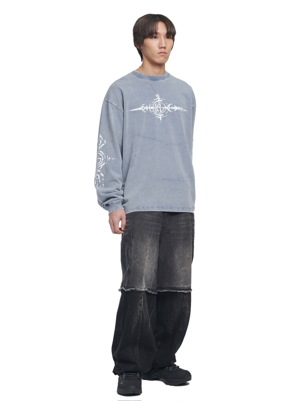 韓国発!【NOMANUAL】S.G WASHED LONG SLEEVE TEE NOMANUAL】S.G WASHED LONG SLEEVE TEE | OUR BRAND,NOMANUAL