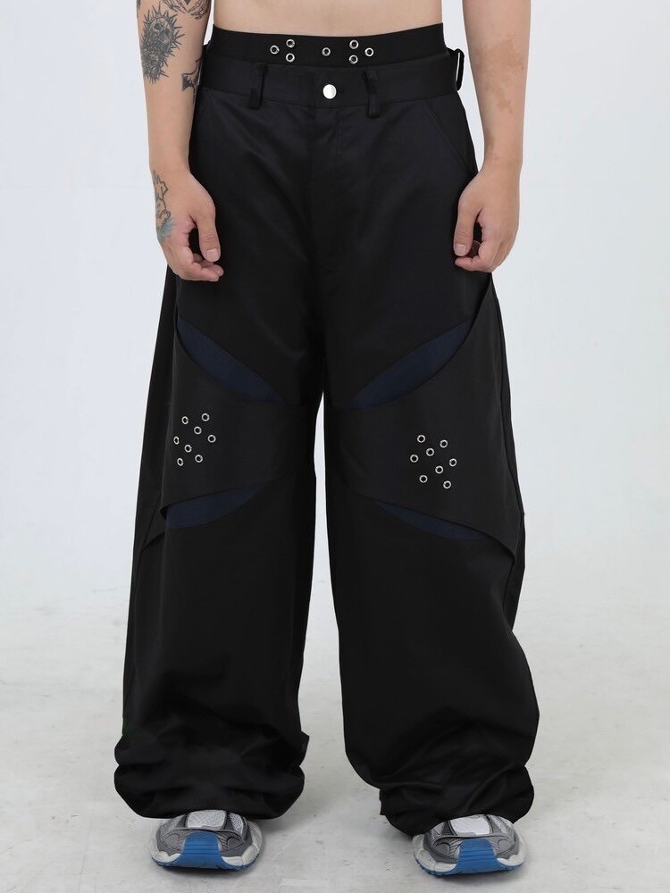 【BEBOF】EYELET BUGGY PANTS