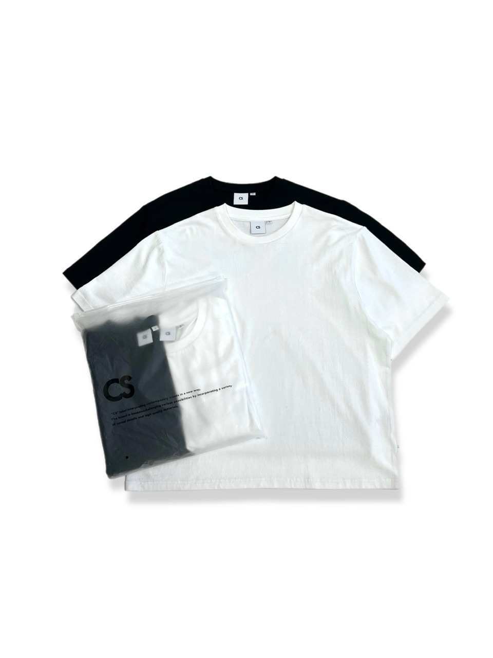 CS】2-PIECE CROPPED PACK TEE | OUR BRAND,Chikashitsu +,CS