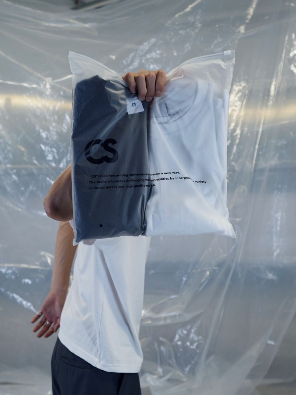 CS】2-PIECE CROPPED PACK TEE | OUR BRAND,Chikashitsu +,CS