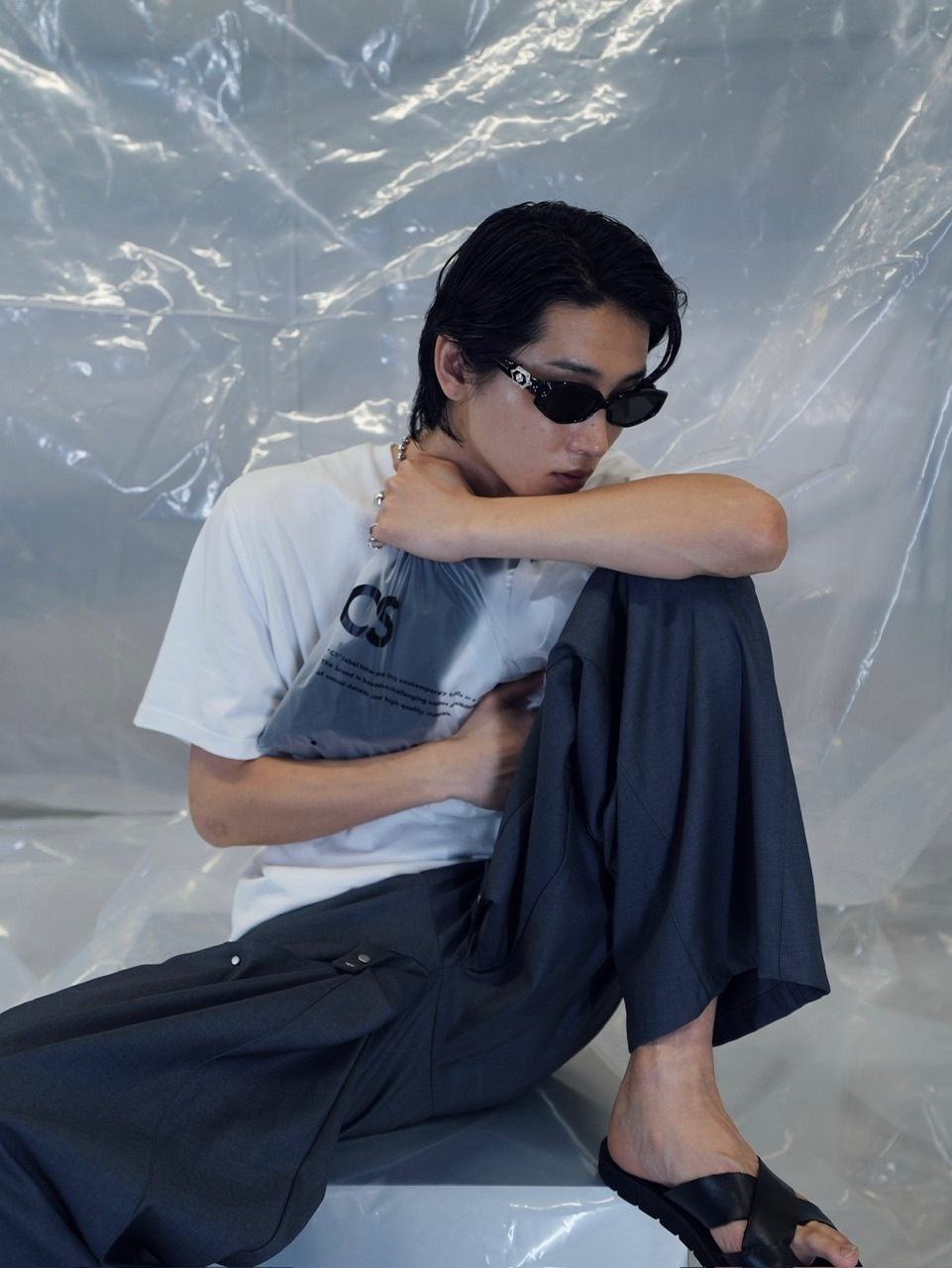 CS】2-PIECE CROPPED PACK TEE | OUR BRAND,Chikashitsu +,CS