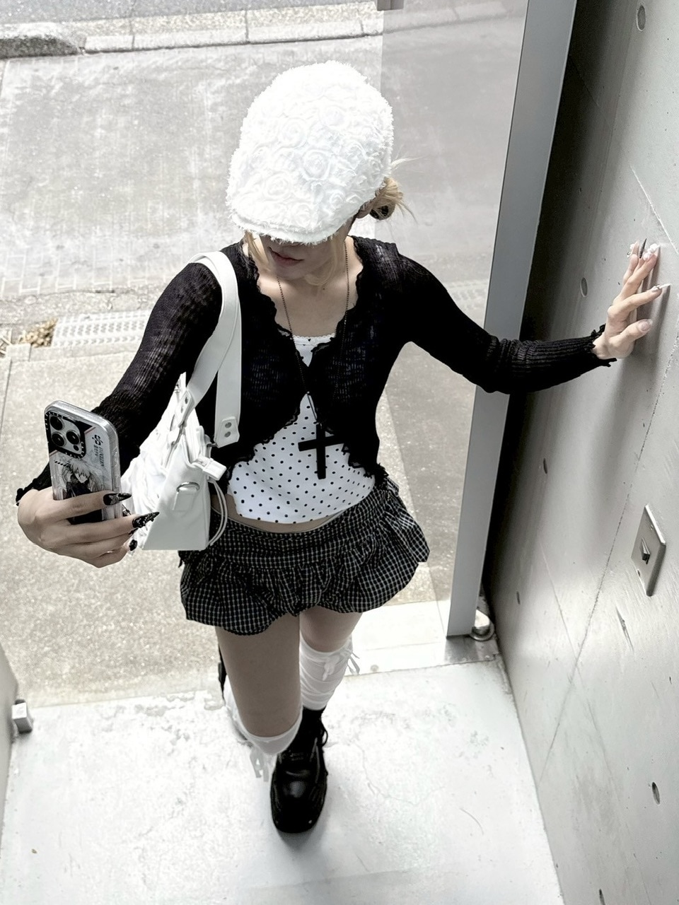 受注制【nmtc +】french frill cardigan (3color)