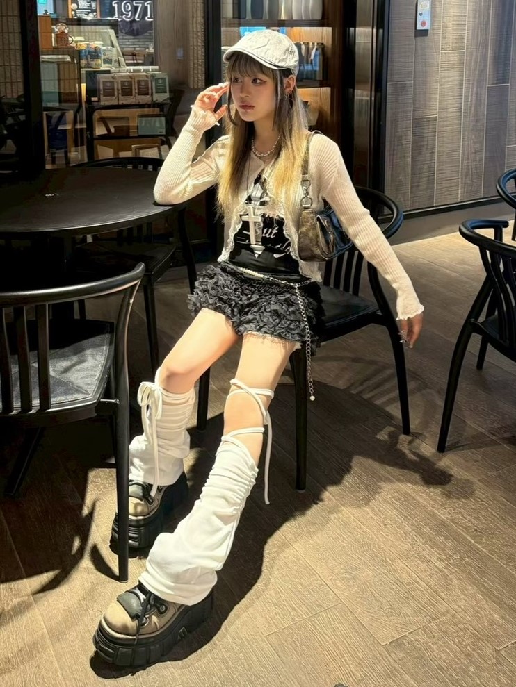 受注制【nmtc +】french frill cardigan (3color)