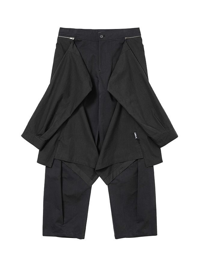 【AJOBYAJO】Shirt Layered Pants / 【アジョバイアジョ】シャツレイヤードスラックスパンツ