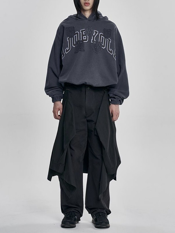 AJOBYAJO】Shirt Layered Pants / 【アジョバイアジョ】シャツ