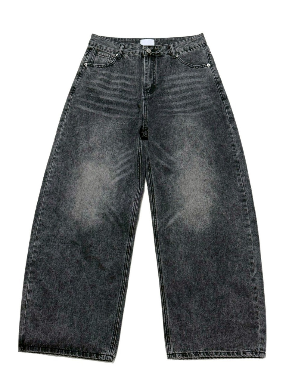 受注制【Chikashitsu +】brush wide leg denim pants / 【チカシツプラス】ブラッシュワイドデニムパンツ (3color)