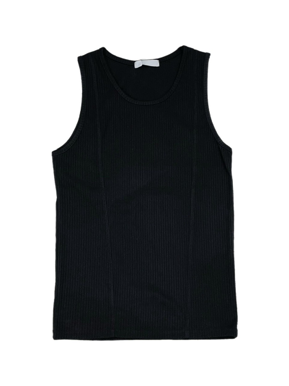 受注制【Chikashitsu +】stitch rib sleeveless (3color)