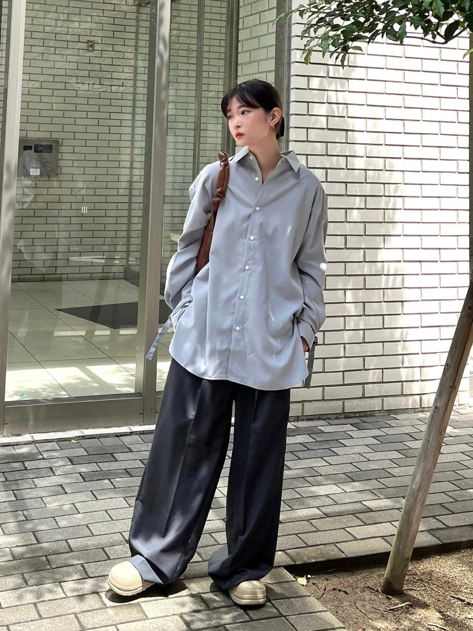 受注制【Chikashitsu +】wide tuck slacks (3color) | OUR BRAND