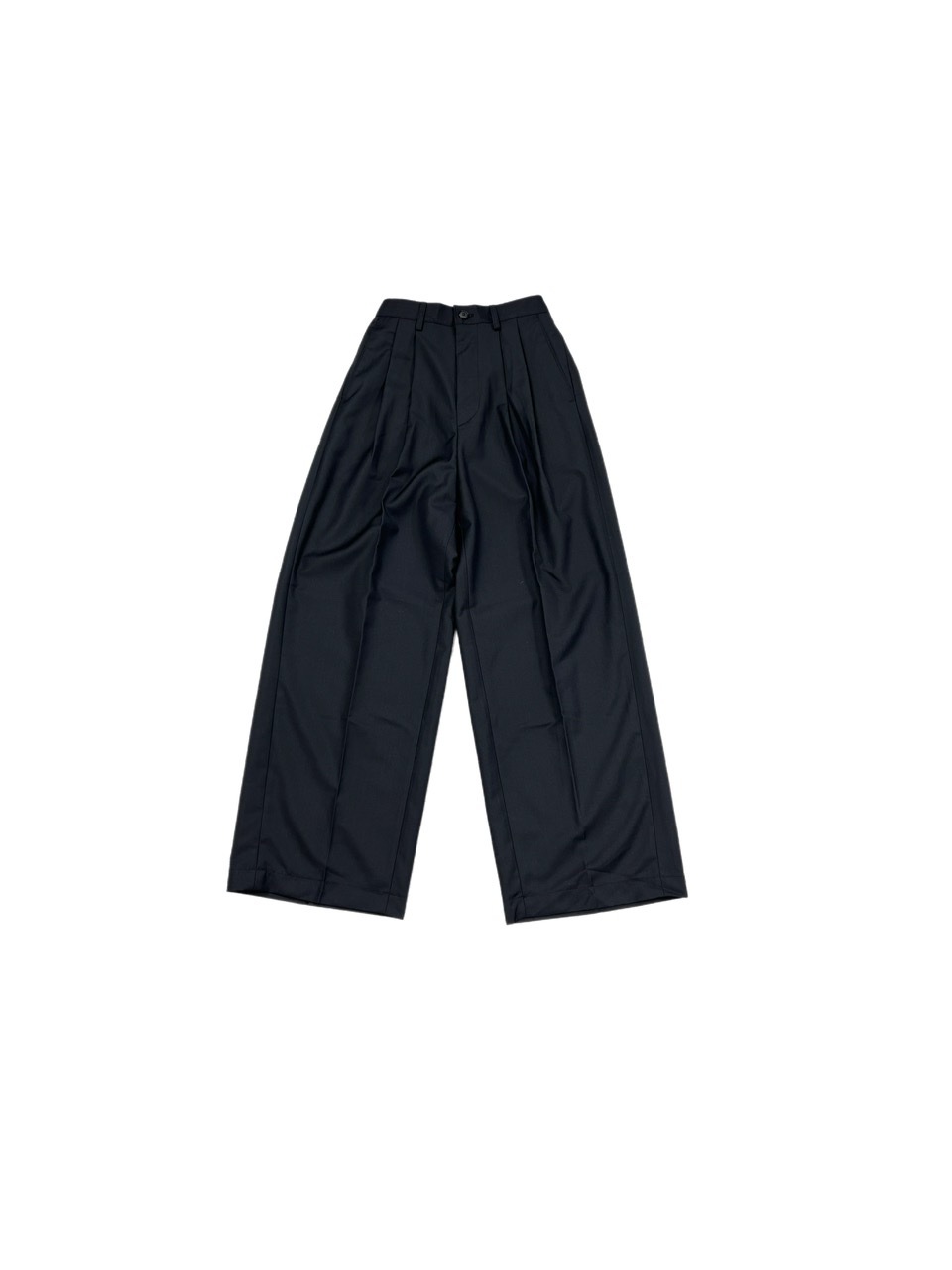 受注制【Chikashitsu +】wide tuck slacks (3color)