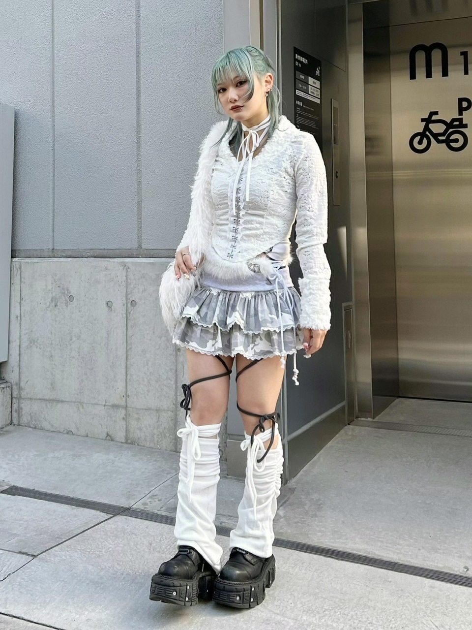 Never mind the XU】front hook lace cardigan (2color