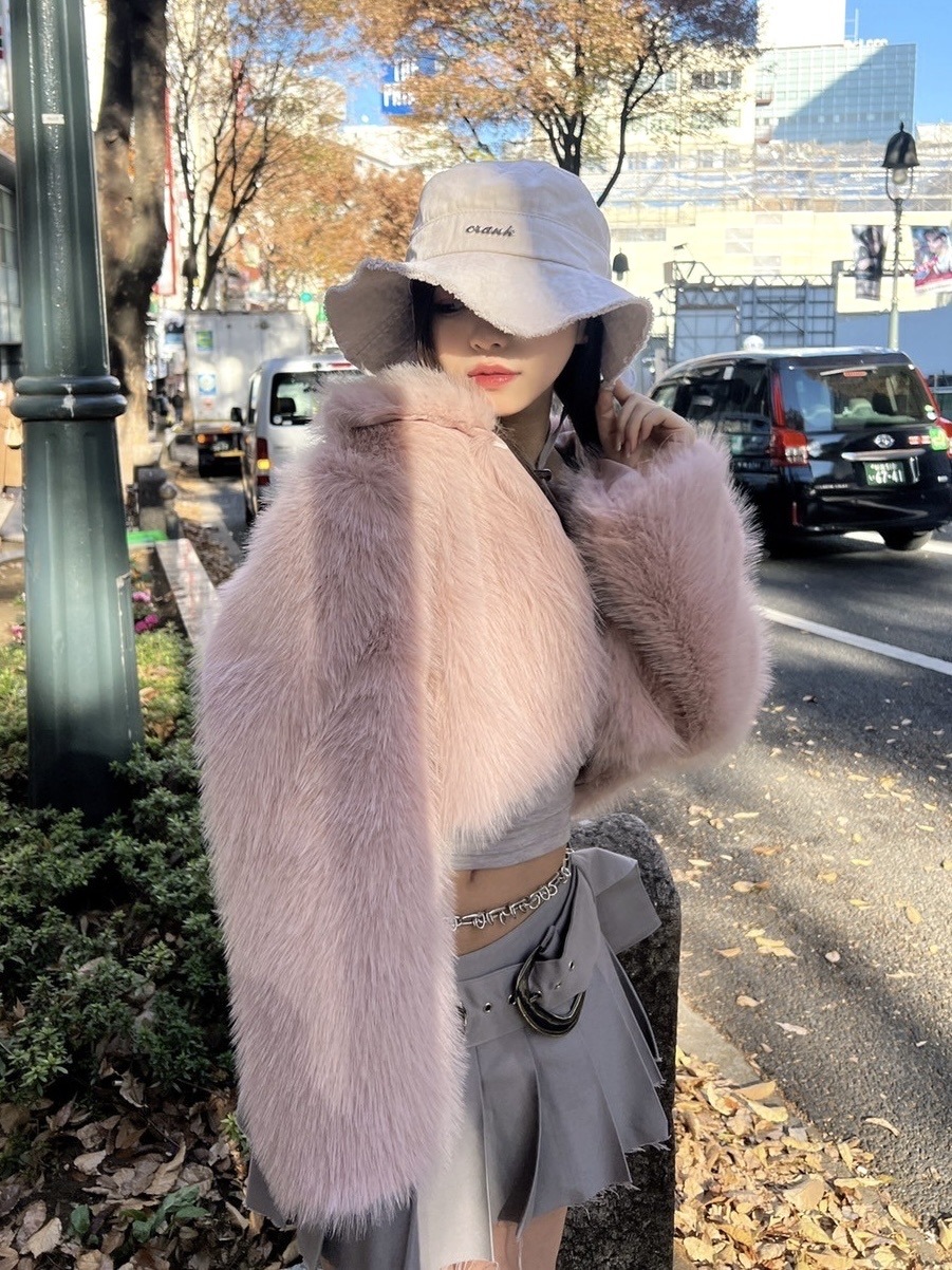 XU DOG】cropped fur jacket (4color) | OUR BRAND,XU DOG,OUTER