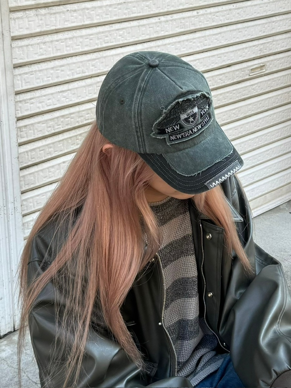 大阪店WEB限定受注制【Chikashitsu +】vintage design cap (3color
