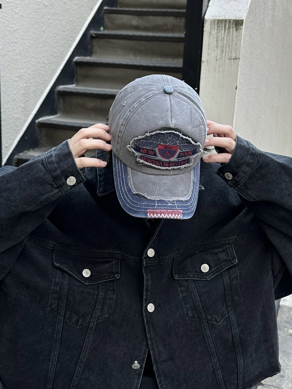 大阪店WEB限定受注制【Chikashitsu +】vintage design cap