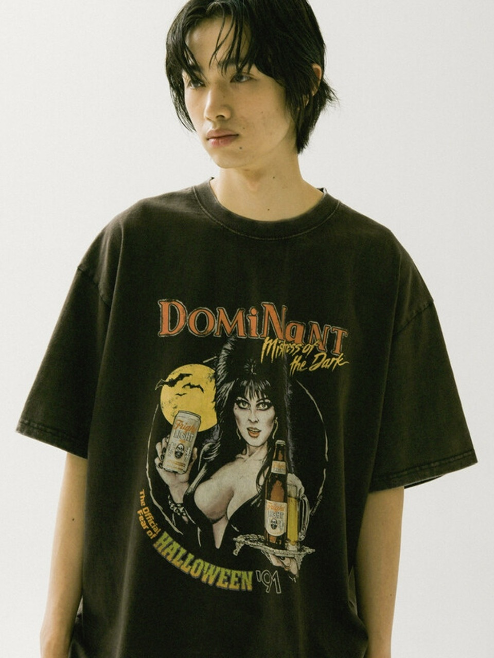 Tシャツ・カットソー DOMINANT Vintage Washing Tee KS1192 DOMINANT】Vintage Washing Elvira Tee | OUR BRAND,DOMINANT