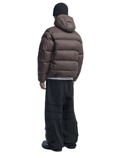 nomanual DIVISION HOODED DUCK DOWNダウン MUSINSA | NOMANUAL DIVISION HOODED DUCK DOWN - BLACK