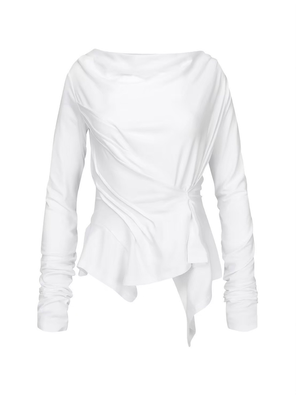 NACHE】INCLINE DRAPING LONG SLEEVE | OUR BRAND,NACHE