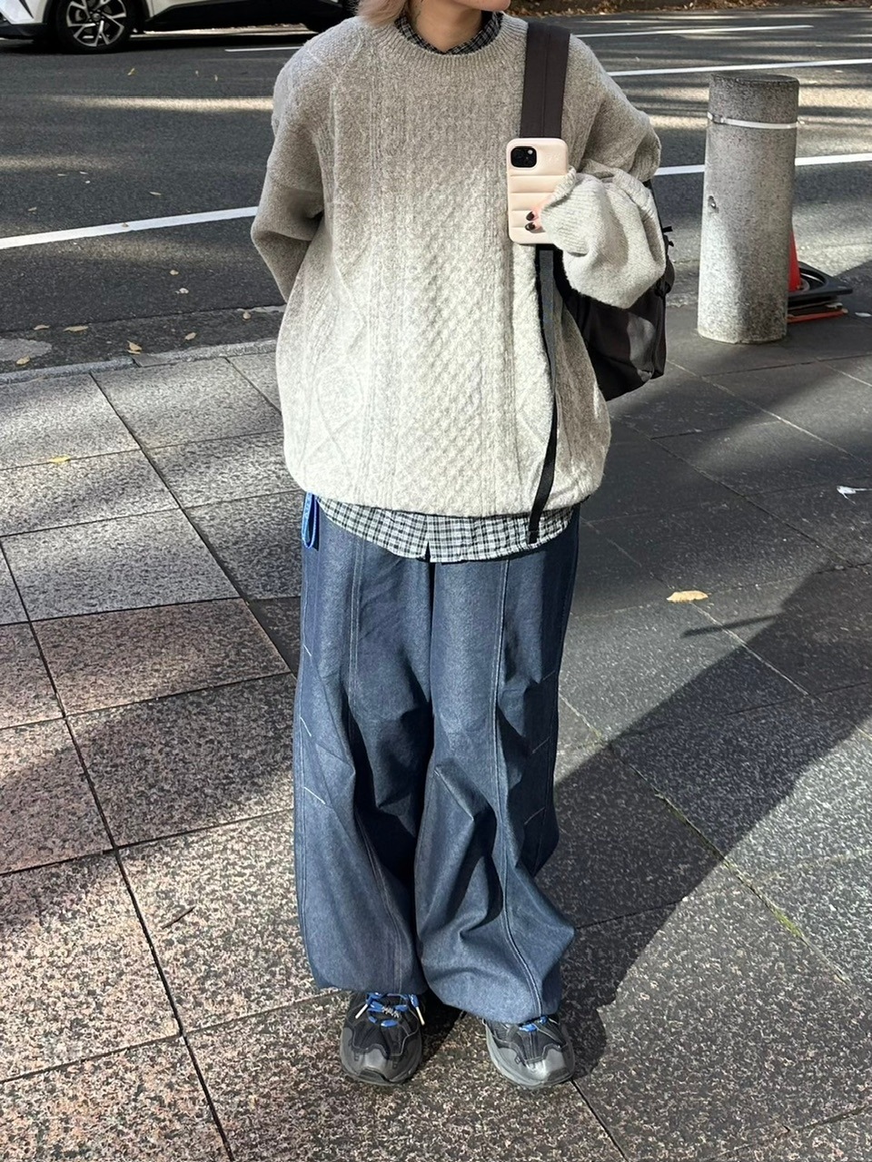 受注制【youll】loose cable knit (2color)