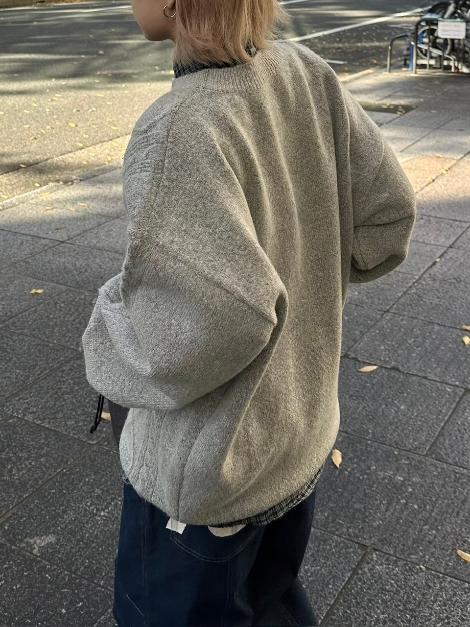 受注制【youll】loose cable knit (2color)