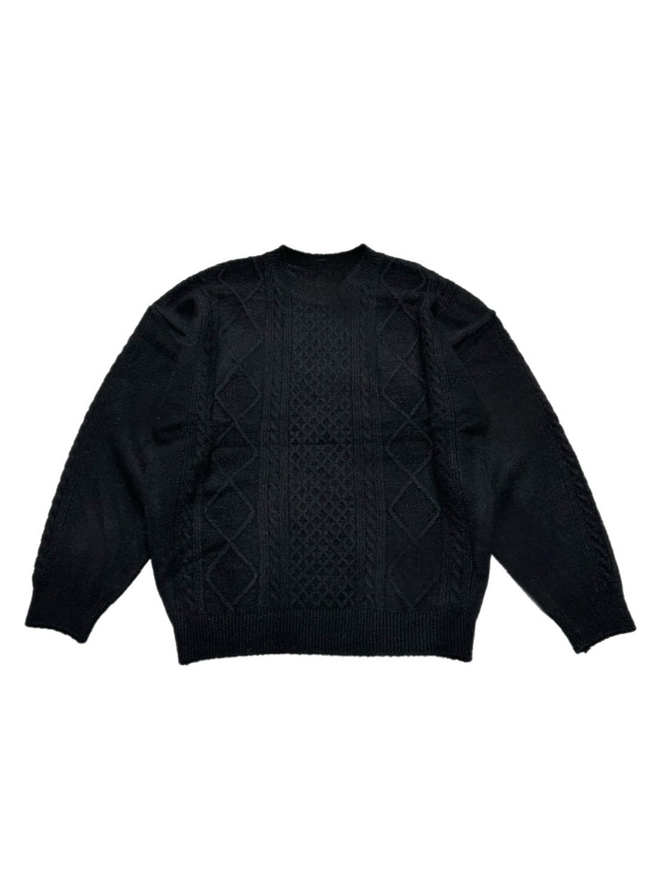 受注制【youll】loose cable knit (2color)