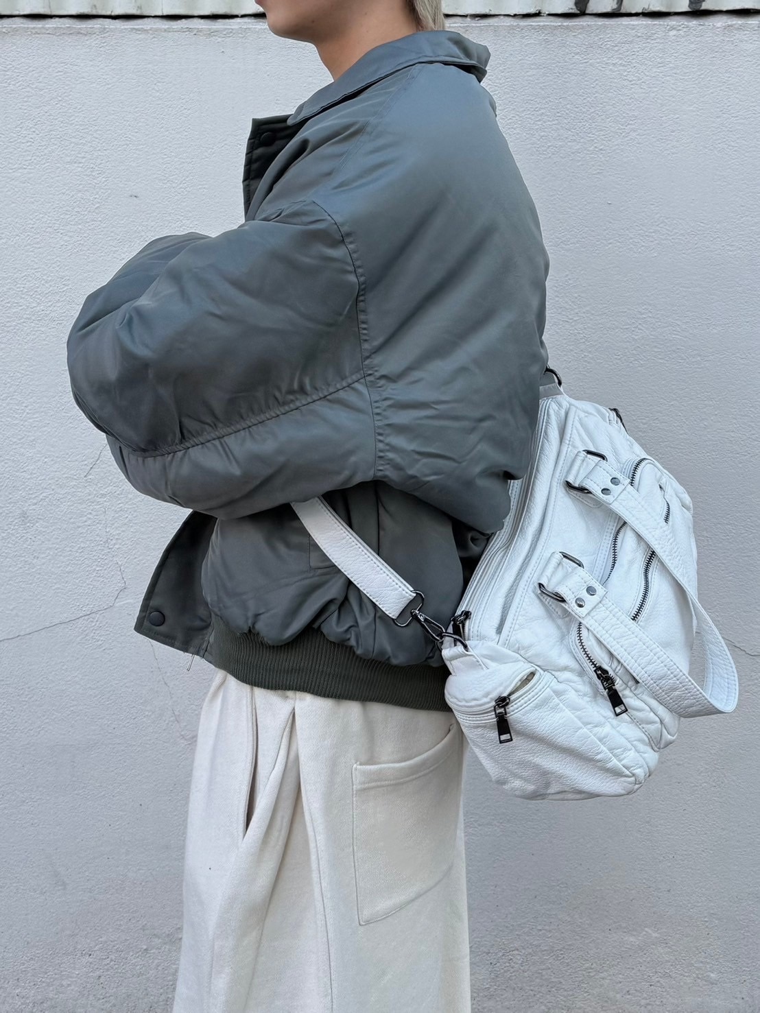 受注制【Chikashitsu +】vintage wash shoulder bag | OUR BRAND