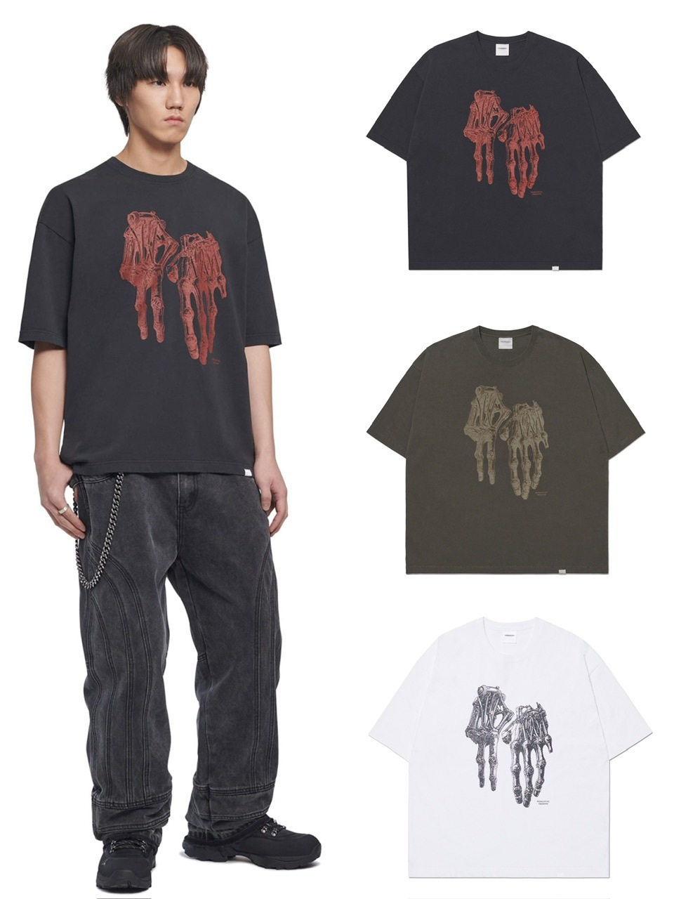 【NOMANUAL】ROBOTIC HAND NM T-SHIRT