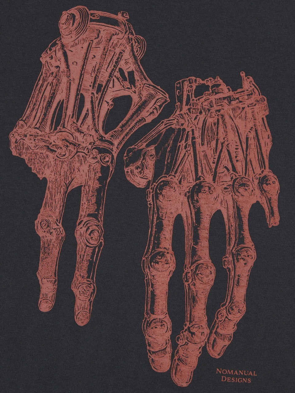 NOMANUAL】ROBOTIC HAND NM T-SHIRT | OUR BRAND,NOMANUAL