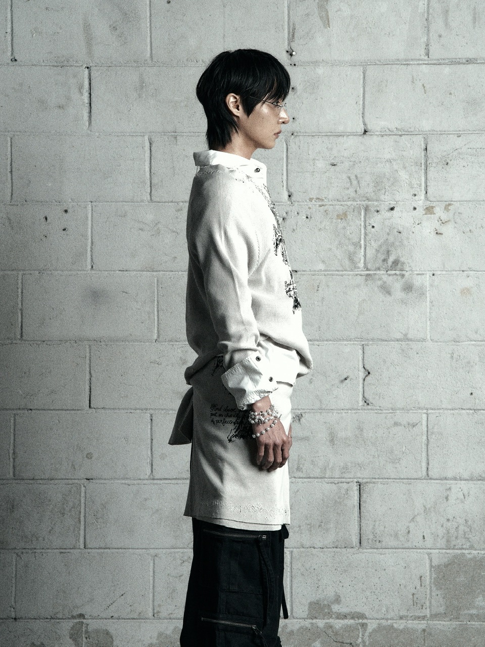 Rosen Kreuz】VINTAGE WAFFLE KNIT | OUR BRAND,Rosen Kreuz