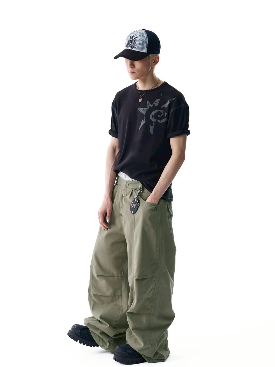 【AAKAM】Ribbed Star Ringer Top ★男女兼用★追跡付 AAKAM】Ribbed Star Ringer Top | OUR BRAND,AAKAM | PRESSING