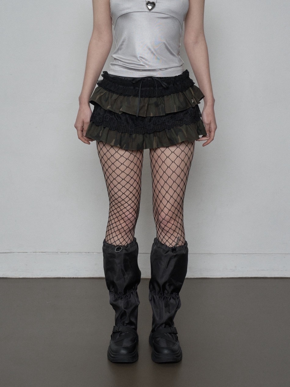 【韓国SETUP-EXE セットアップ】TUTU MIX SKIRT PANTS SETUP‐EXE】TUTU MIX SKIRT PANTS / 【セットアップエグゼ