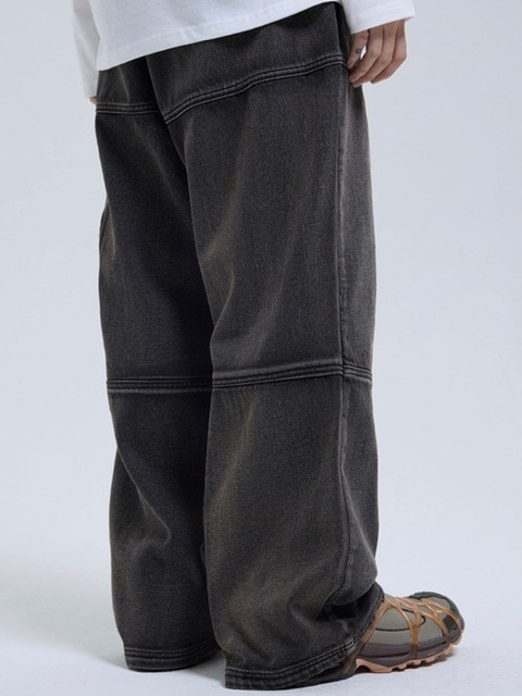 THECOLDESTMOMENT】TCM block denim pants | OUR BRAND