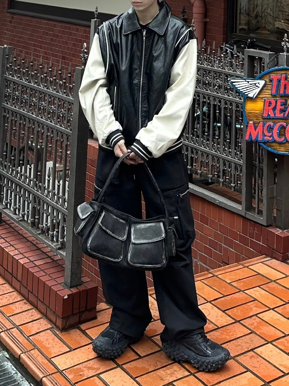 受注制【Chikashitsu +】leather piping jacket (2color) | OUR BRAND