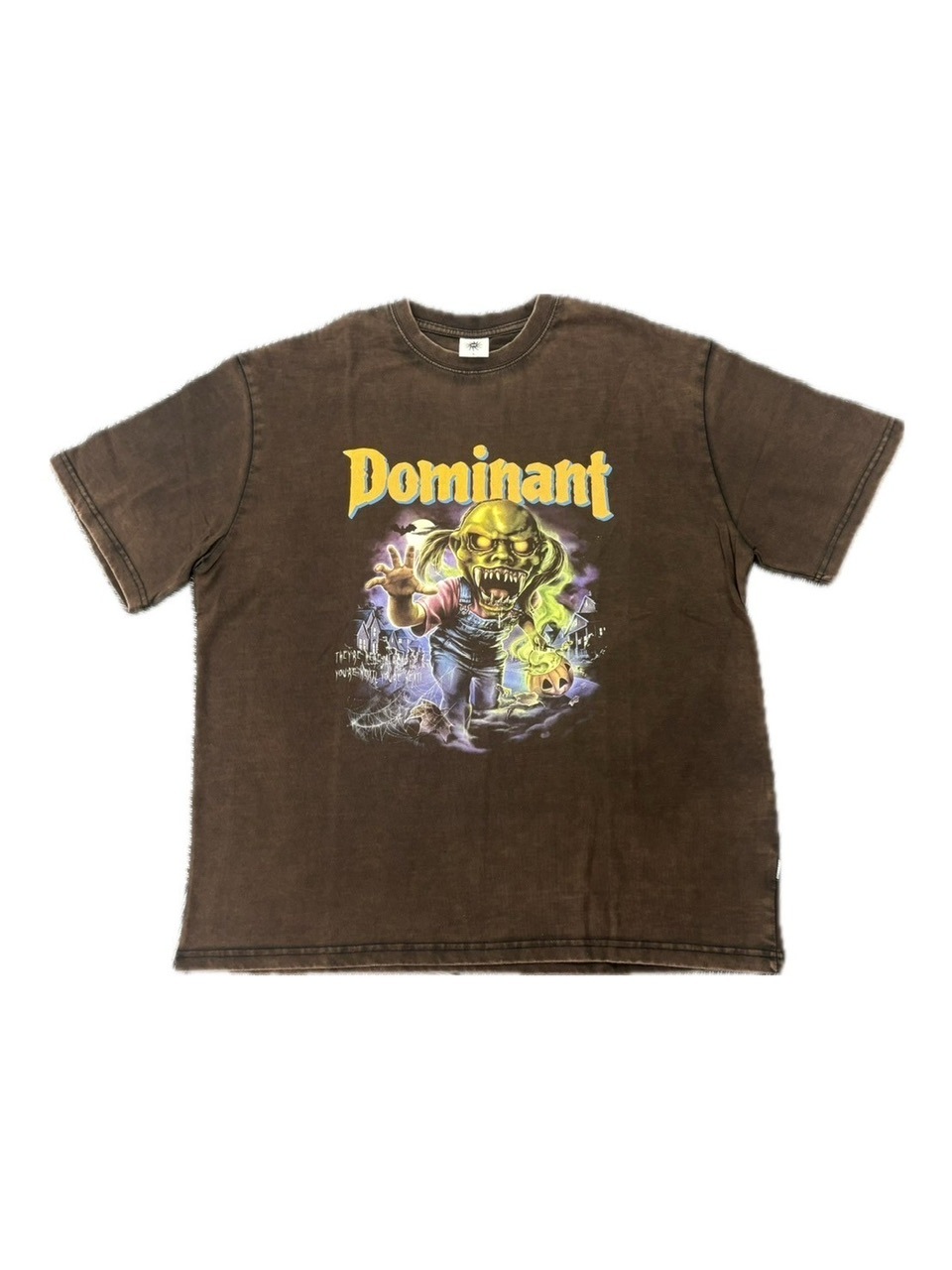 ★DOMINANT★VINTAGE WASHING プリント 半袖 Tシャツ DOMINANT】Vintage Washing Goosebumps Tee | OUR BRAND