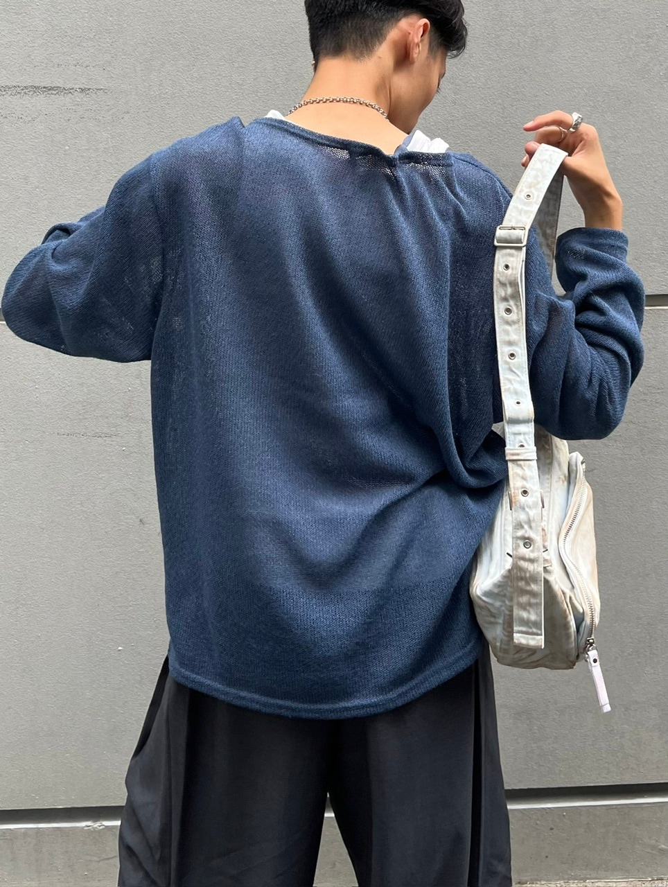 ニット・セーター 3 TAP Sukashi Summer Knit (3color) COOHEM / コーヘン ZIGZAG SUKASHI KNIT PULLOVER 13-252-020