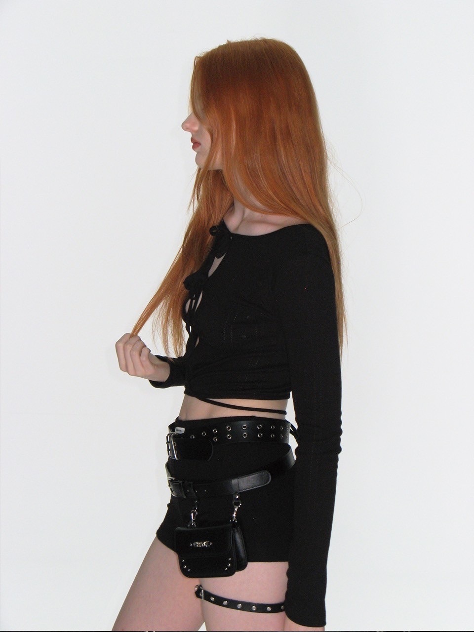 ★CRANK★EYELET STRING CROP TOP_RED★正規品/韓国直送料込 CRANK】EYELET STRING CROP TOP | OUR BRAND,CRANK | PRESSING