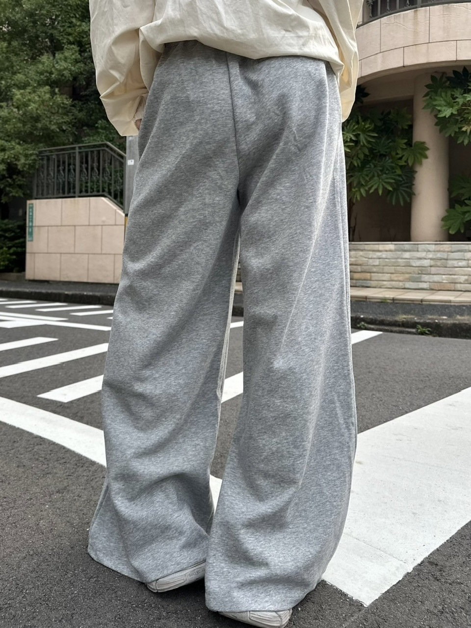 【LUV CODE】sweat wide pants