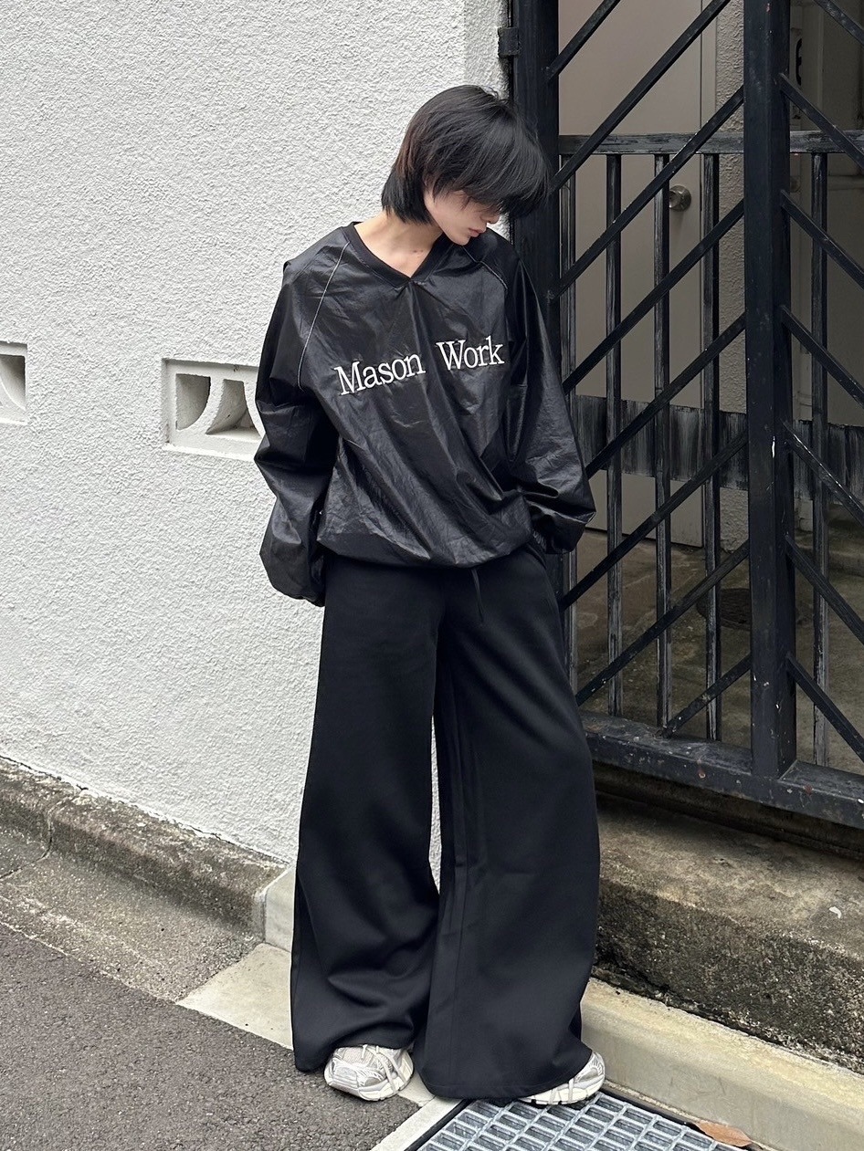 【LUV CODE】sweat wide pants