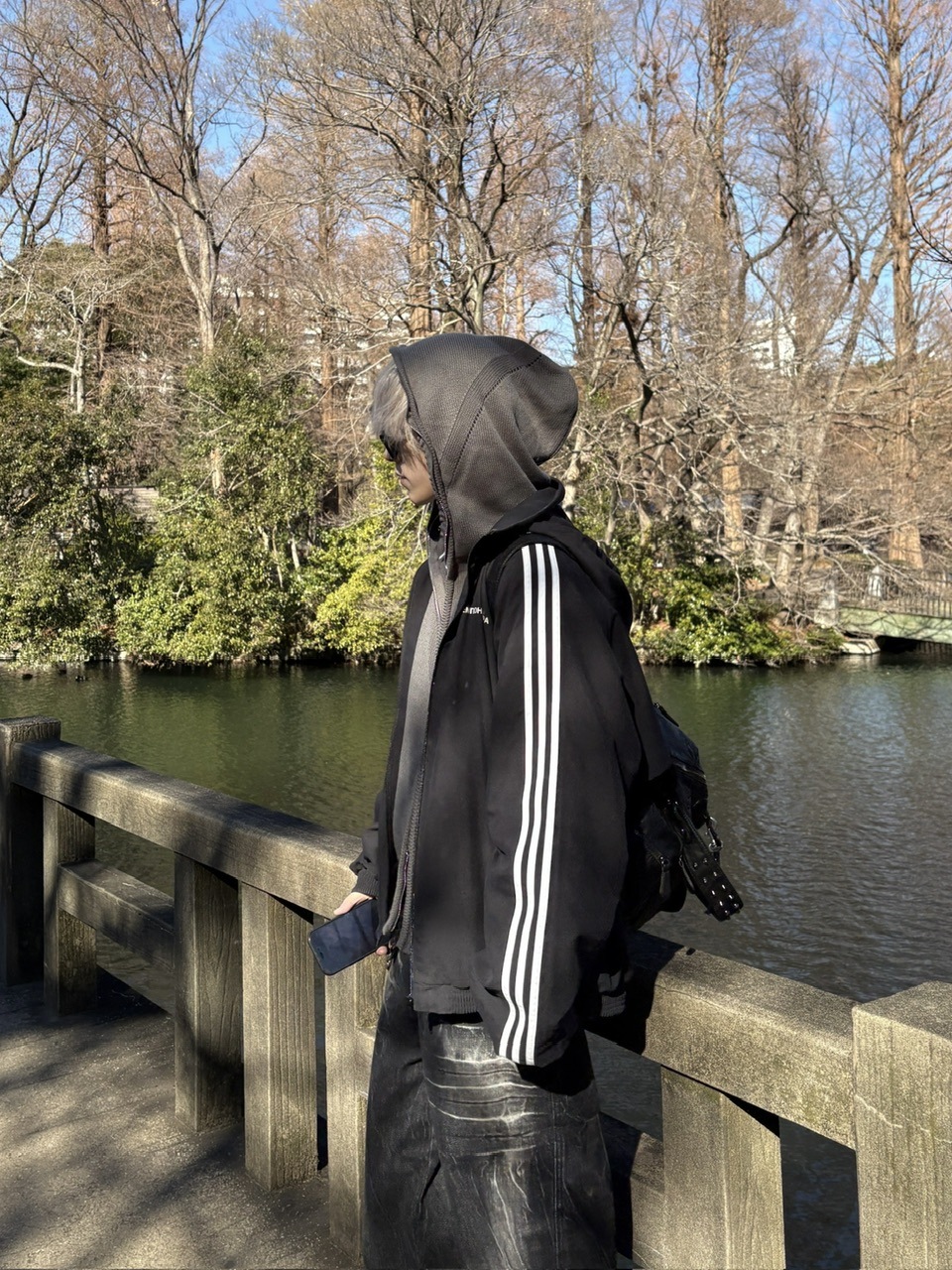 大阪店WEB限定受注制【Chikashitsu +】full zip up knit hoodie (3color)