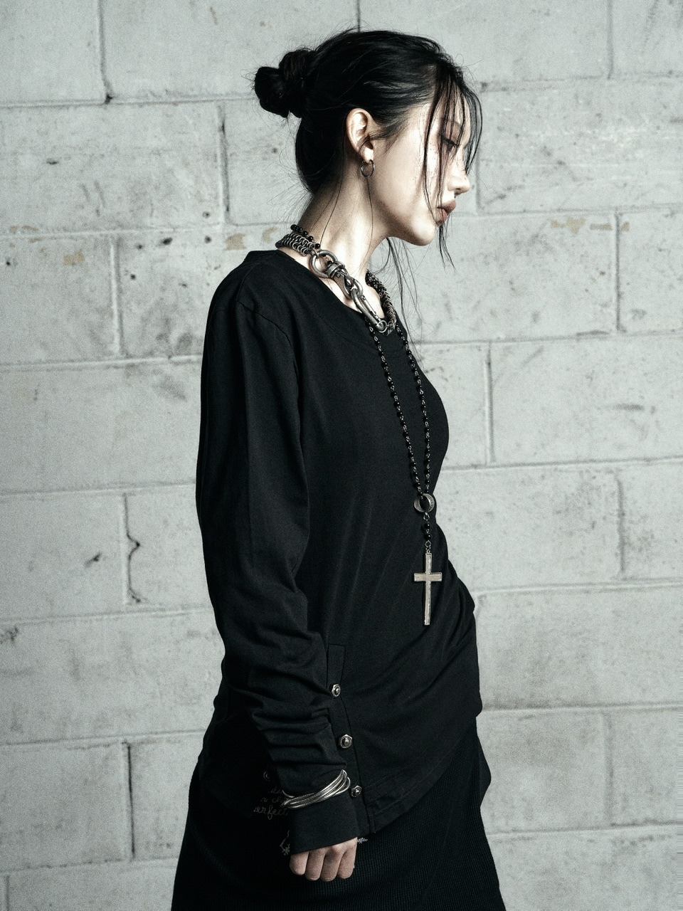 トップス RosenKreuzTIGHTFITLAYEREDLONG SLEEVES Rosen Kreuz】TIGHT FIT LAYERED LONG SLEEVES | OUR BRAND