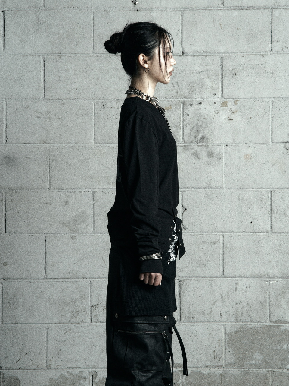 Rosen Kreuz】TIGHT FIT LAYERED LONG SLEEVES | OUR BRAND