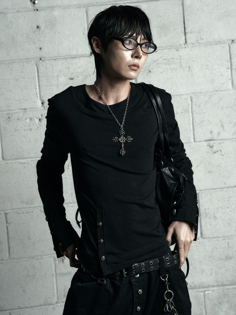 海外ブランドアウトレット通 LAYERED FIT Kreuz】TIGHT Rosen LONG BRAND OUR | SLEEVES トップス